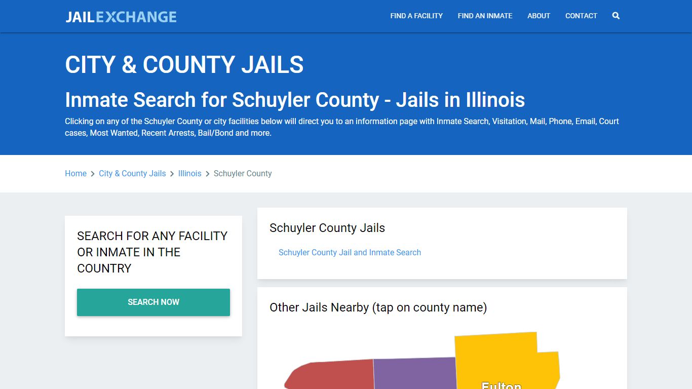 Inmate Search for Schuyler County | Jails in Illinois - Jail Exchange