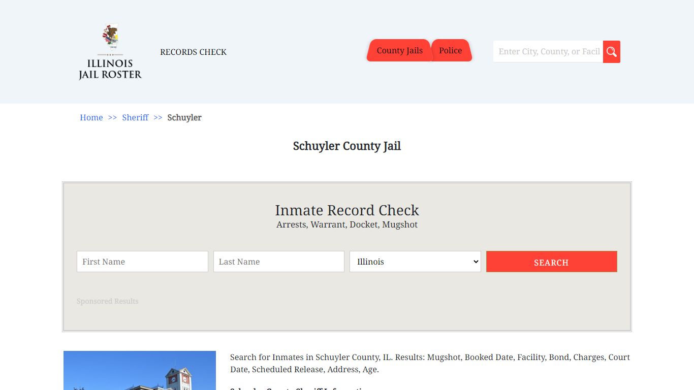 Schuyler County Jail - Jail Roster Search